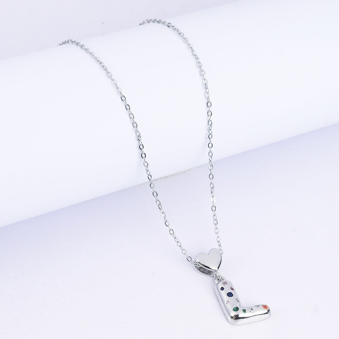 Alphabet/Letter Pendant Necklace for Girls