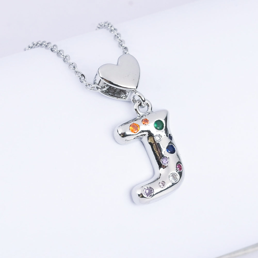 Alphabet/Letter Pendant Necklace for Girls