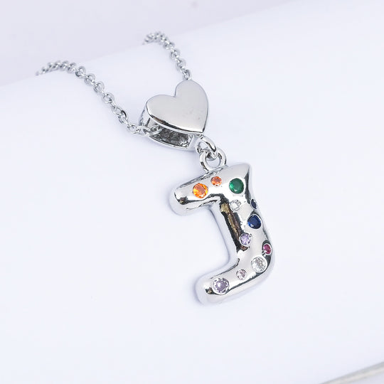 Alphabet/Letter Pendant Necklace for Girls