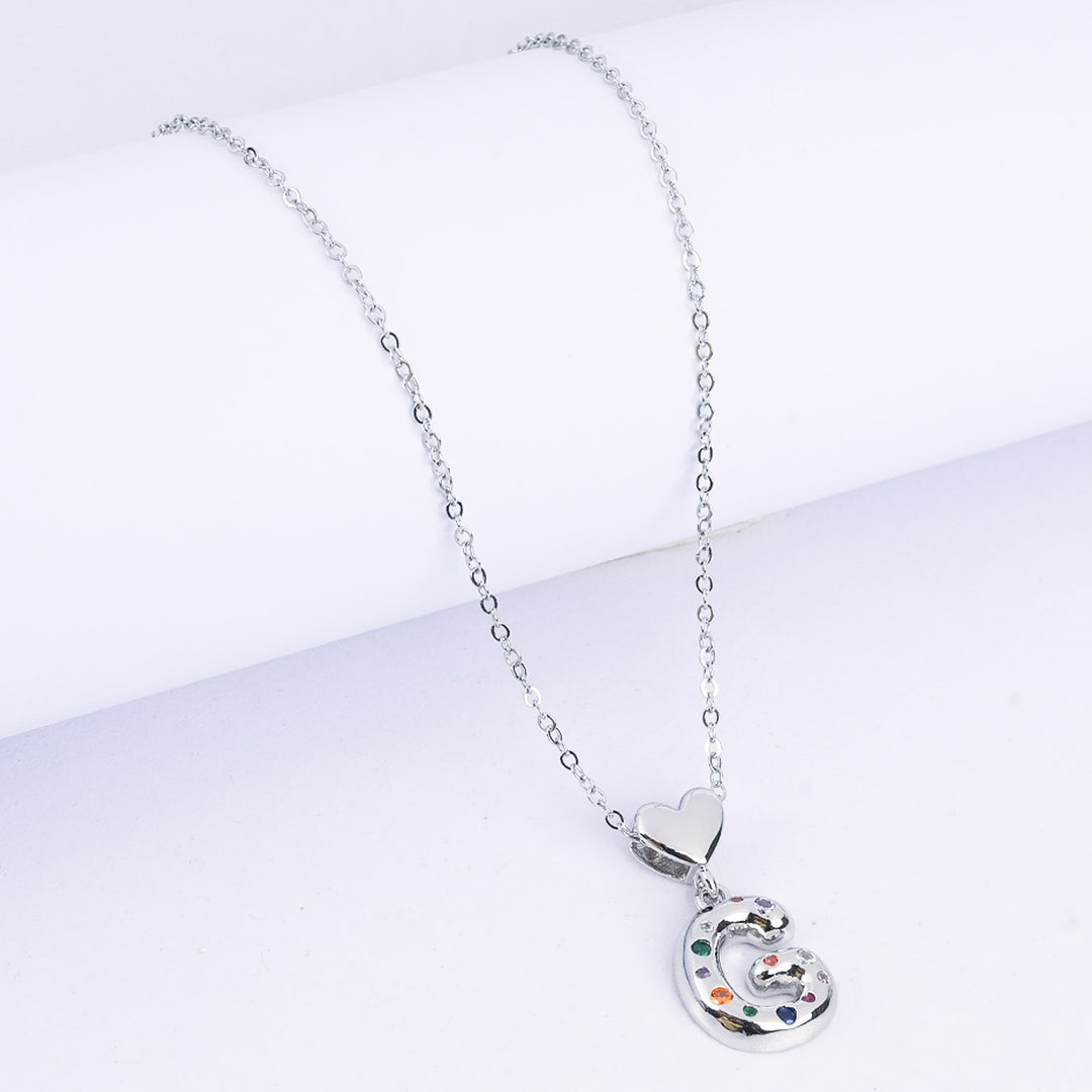 Alphabet/Letter Pendant Necklace for Girls