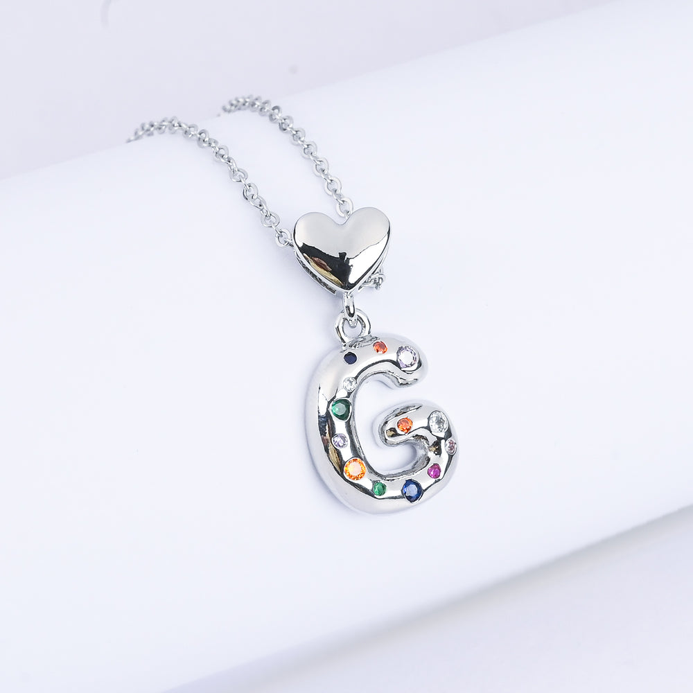 Alphabet/Letter Pendant Necklace for Girls