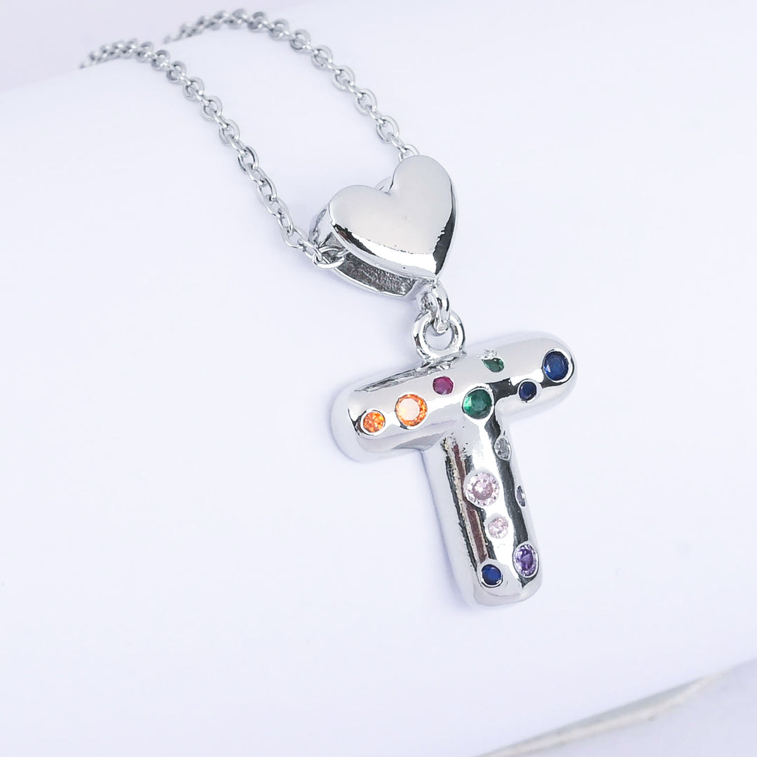 Alphabet/Letter Pendant Necklace for Girls