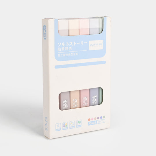 Cute Shape Highlighter Set | 6Pcs