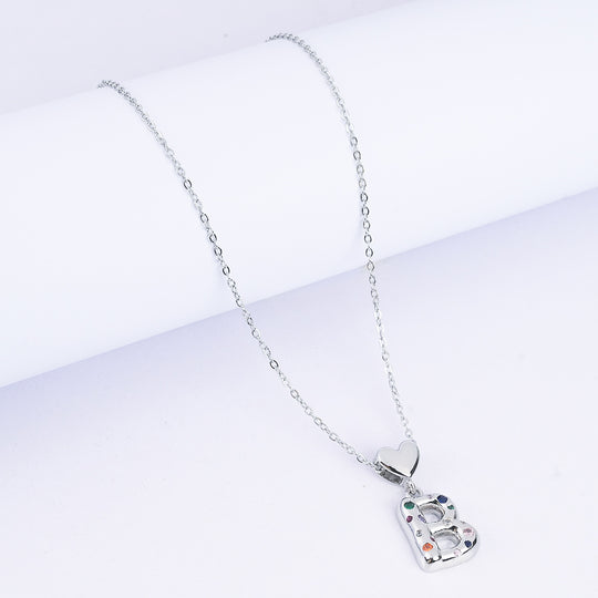 Alphabet/Letter Pendant Necklace for Girls