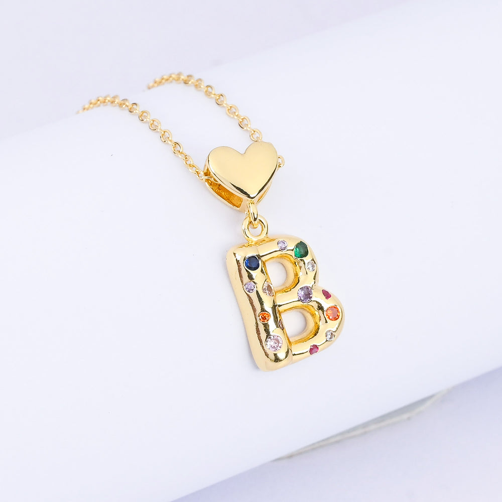 Alphabet/Letter Pendant Necklace for Girls