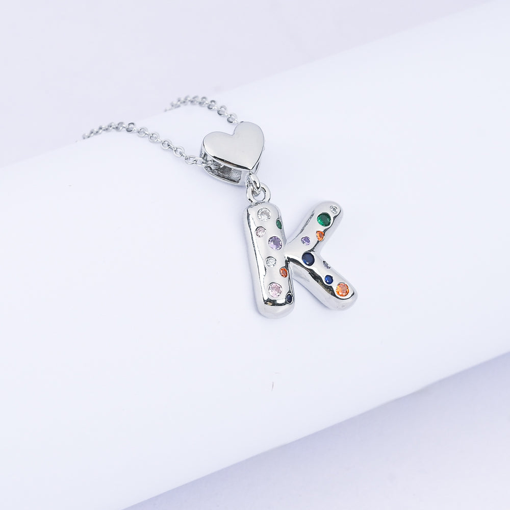 Alphabet/Letter Pendant Necklace for Girls