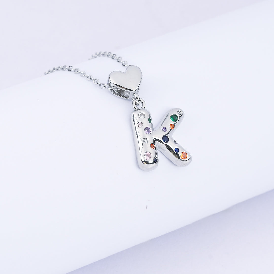 Alphabet/Letter Pendant Necklace for Girls