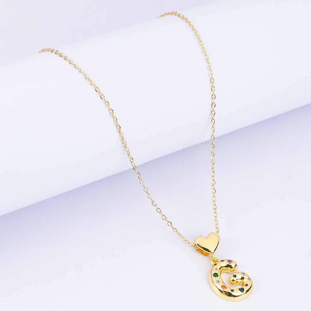 Alphabet/Letter Pendant Necklace for Girls