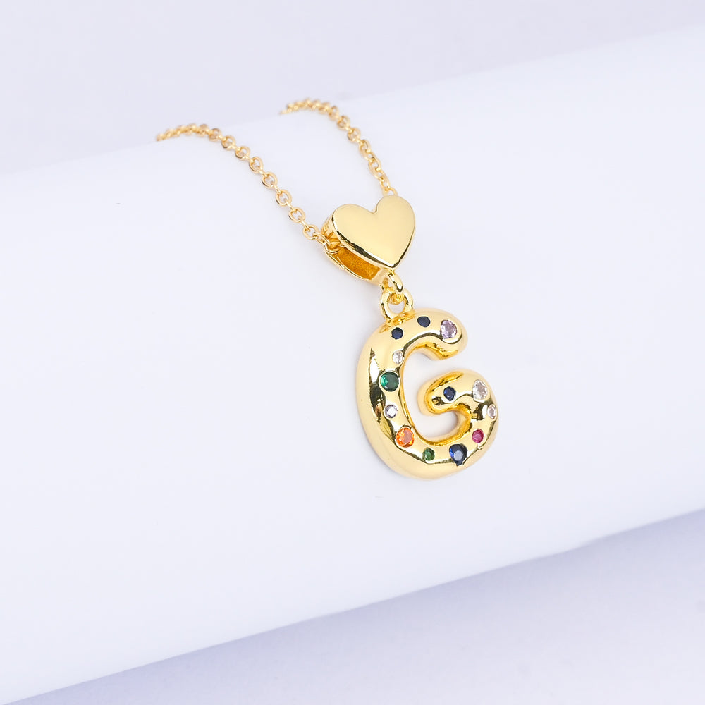 Alphabet/Letter Pendant Necklace for Girls