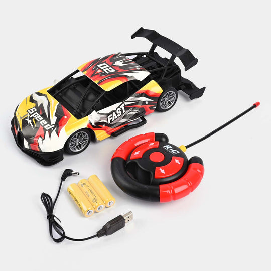Remote Control Racing Champion Car With Light For Kids