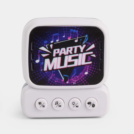 Party Music Sound Box Toy With Mic & LED Lights