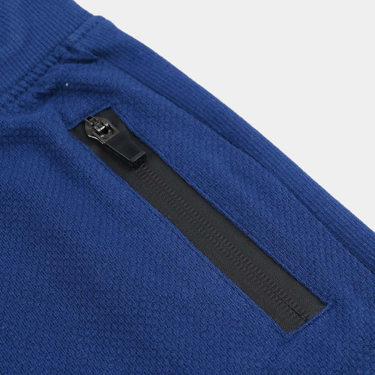 Boys Jersey/Terry Pique Shorts (Future) - Navy Blu