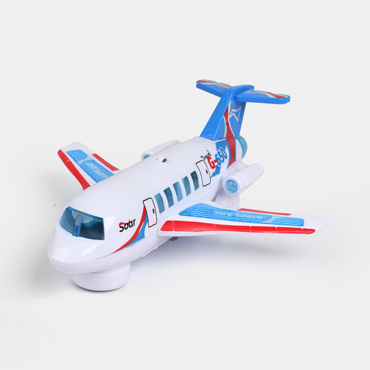 Electric Airplane With Light & Music, Spray