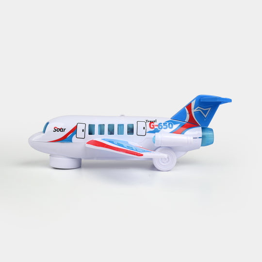 Electric Airplane With Light & Music, Spray