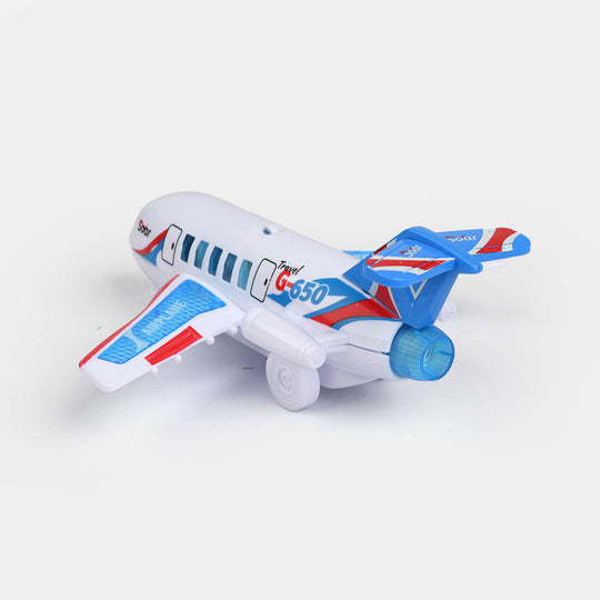 Electric Airplane With Light & Music, Spray