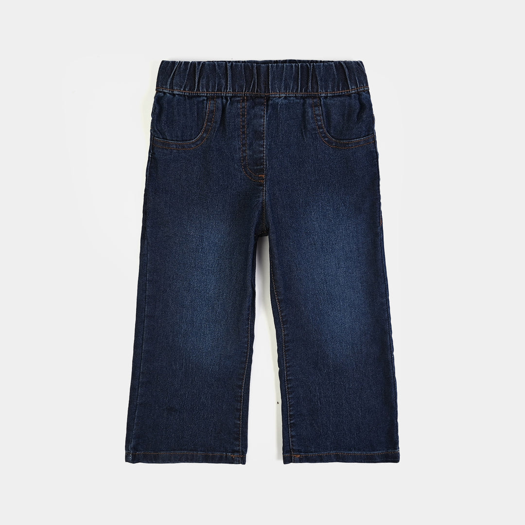 Girls Denim Stretch Jegging Basic- DARK BLUE