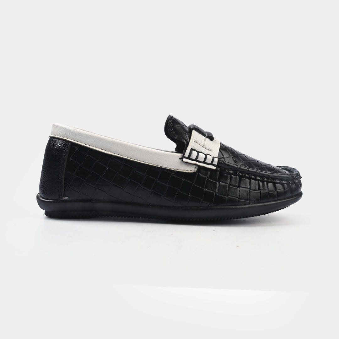 Boys Loafer SS-002-BLACK