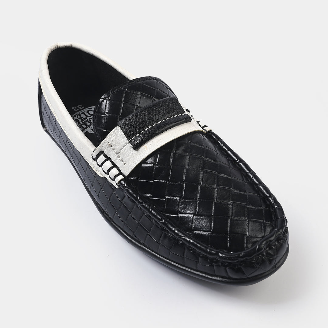 Boys Loafer SS-002-BLACK