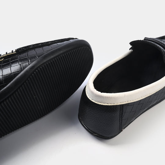Boys Loafer SS-002-BLACK