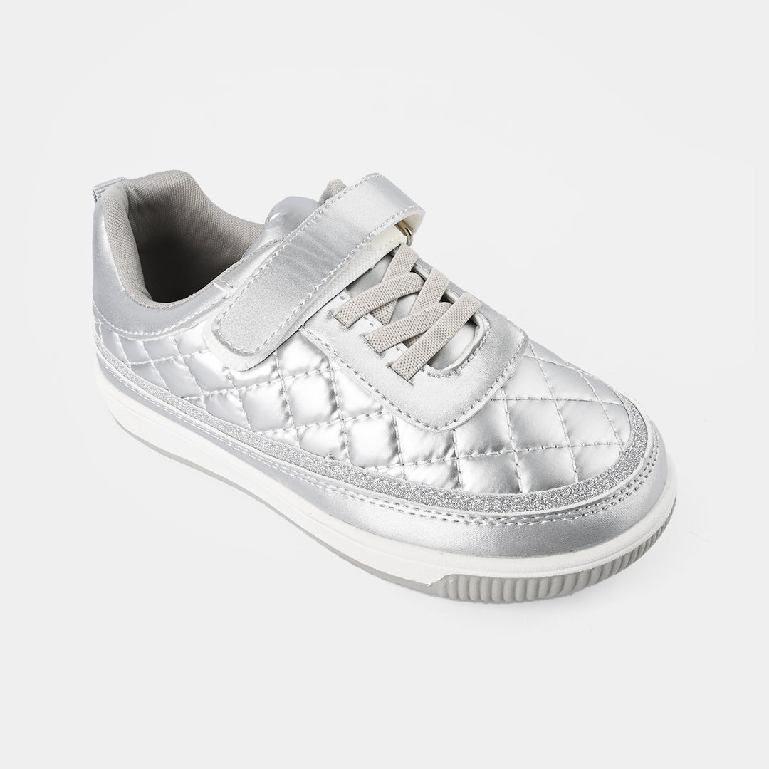 Girls Sneaker H558-L10-SILVER
