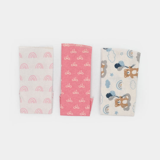 Soft Cotton Baby Face Towel | 3PCs