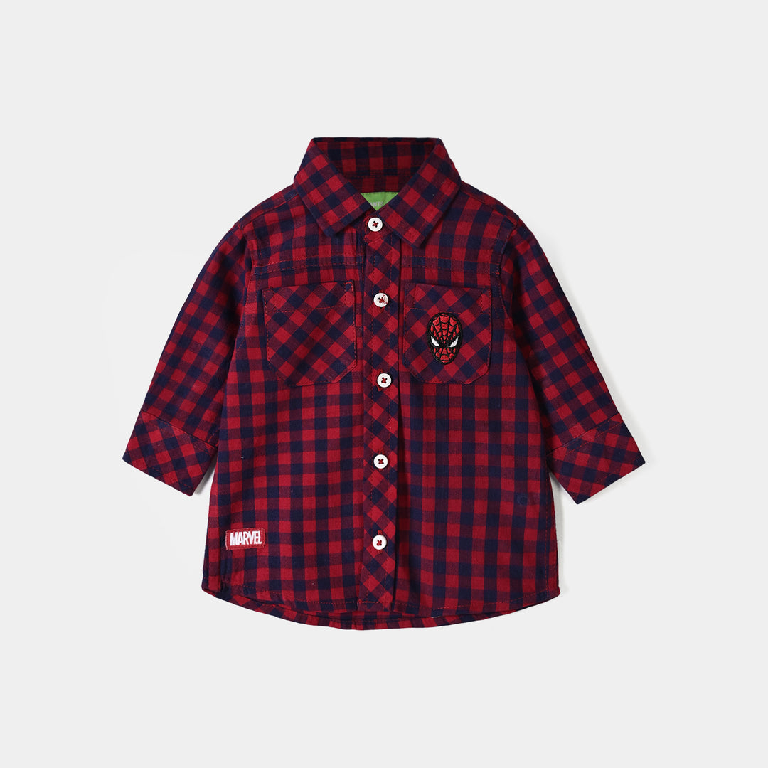 Infant Boys Basic Casual Shirt Character - Red