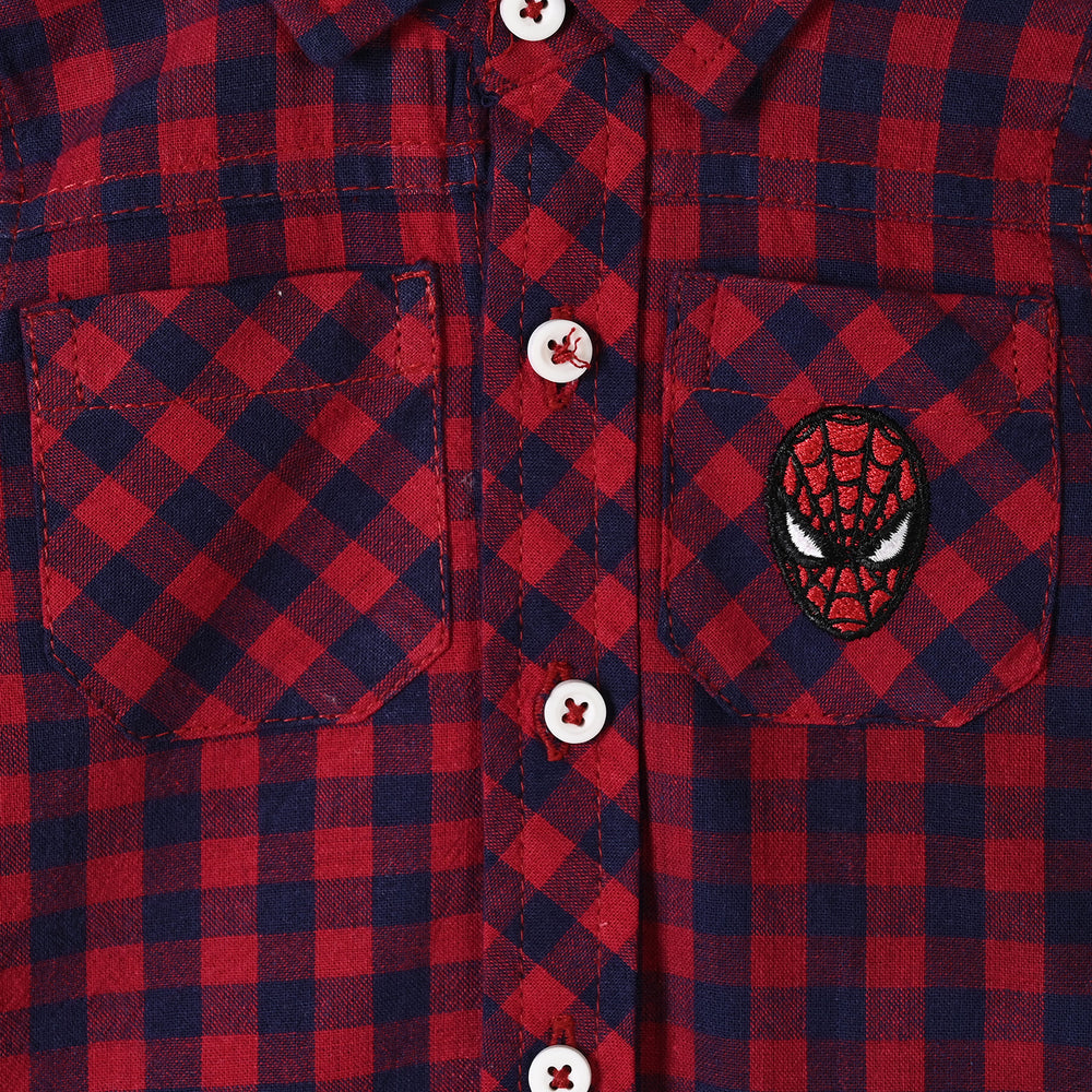Infant Boys Basic Casual Shirt Character - Red