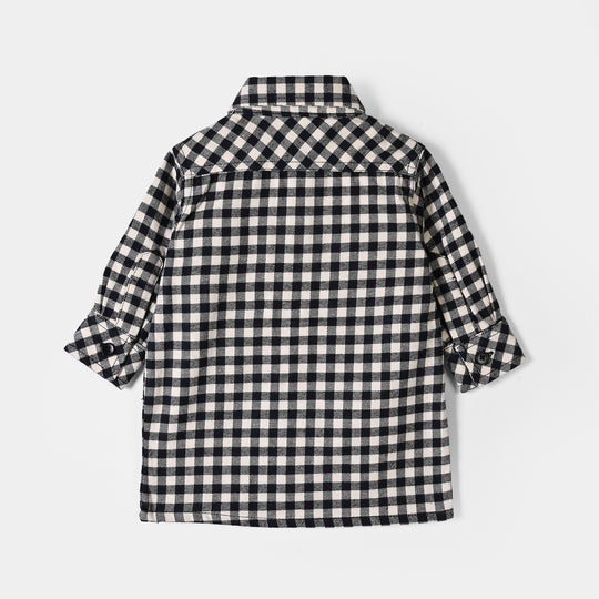 Infant Boys Basic Casual Shirt Hooded - Off White
