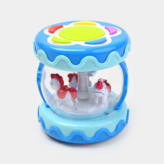 Baby Carousel Musical Drum with Lights & Sound