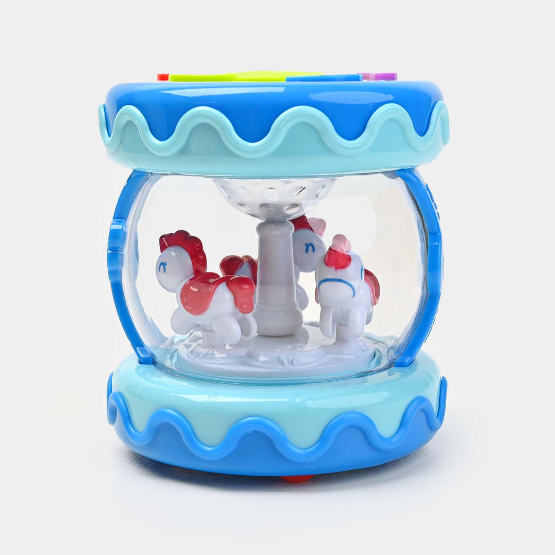 Baby Carousel Musical Drum with Lights & Sound