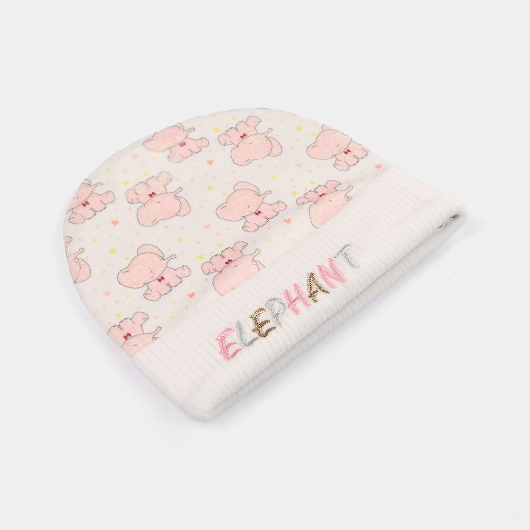 Baby Cap/Hat Velvet Printed