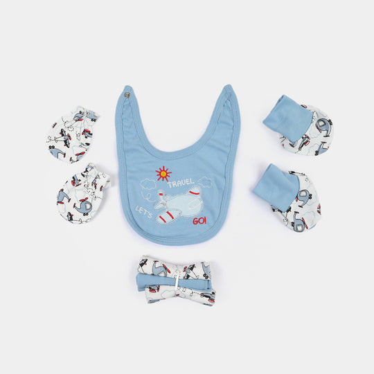 Infant Starter Set 11Pcs Helicopter Powder Blue