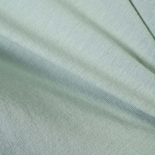Infant Girls Cotton Jersey T-Shirt Hi Baby - Sage Green