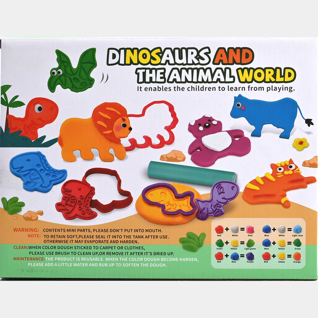 Dinosaur Dough Play Set For Kids