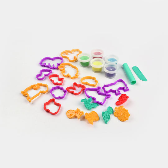 Dinosaur Dough Play Set For Kids