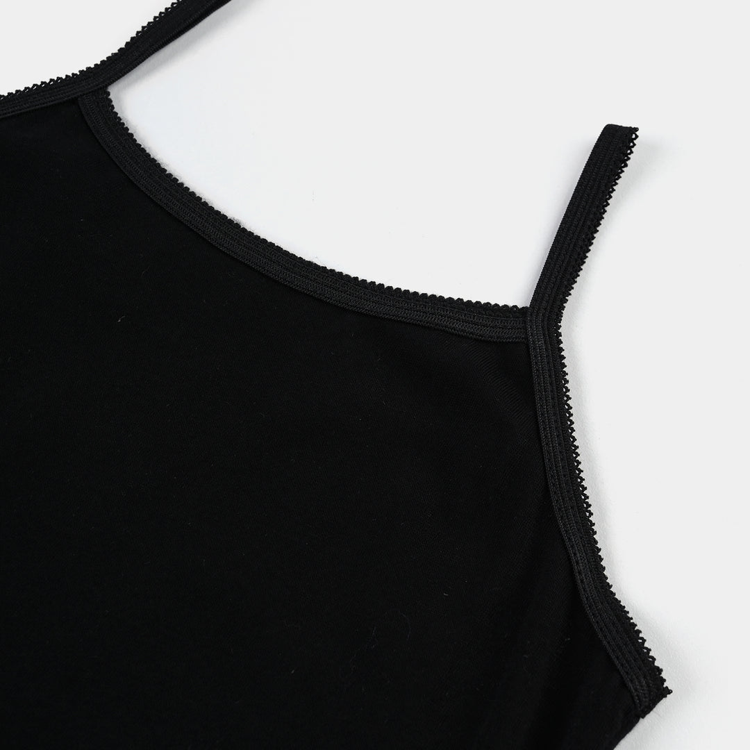 Girls Cami Pack of 2 Basic-Black