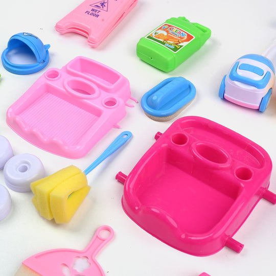 Cleaning Car Trolley Set For Kids