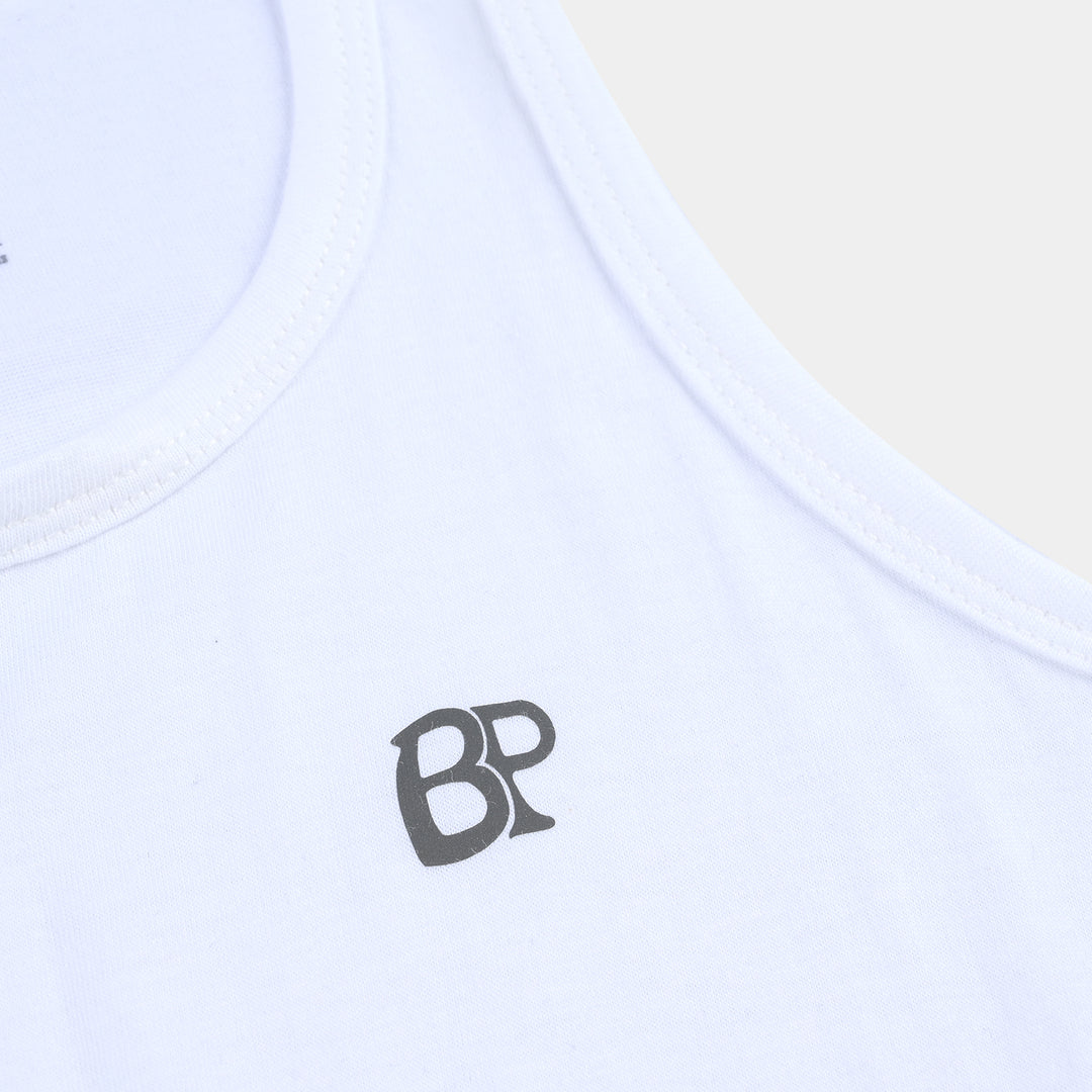 Pack OF 2 Boys Vest-White