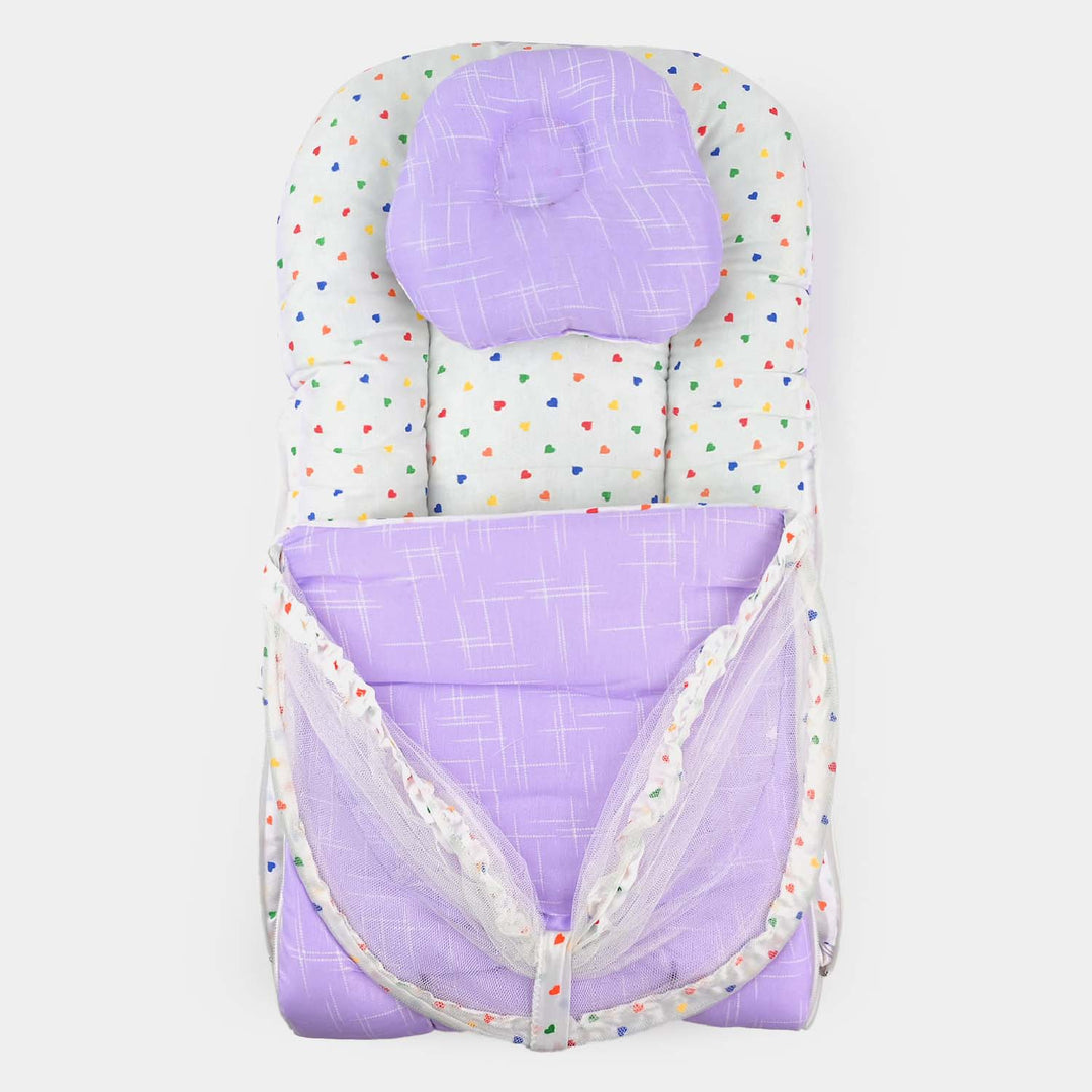 BABY BED WITH MOSQUITO PROTECTION NET | 2 IN 1