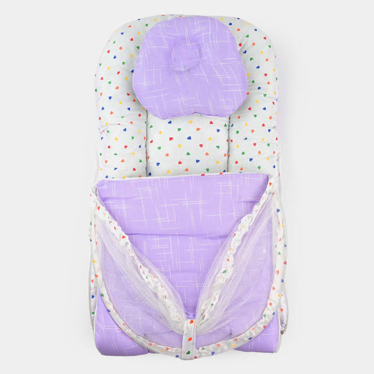 BABY BED WITH MOSQUITO PROTECTION NET | 2 IN 1