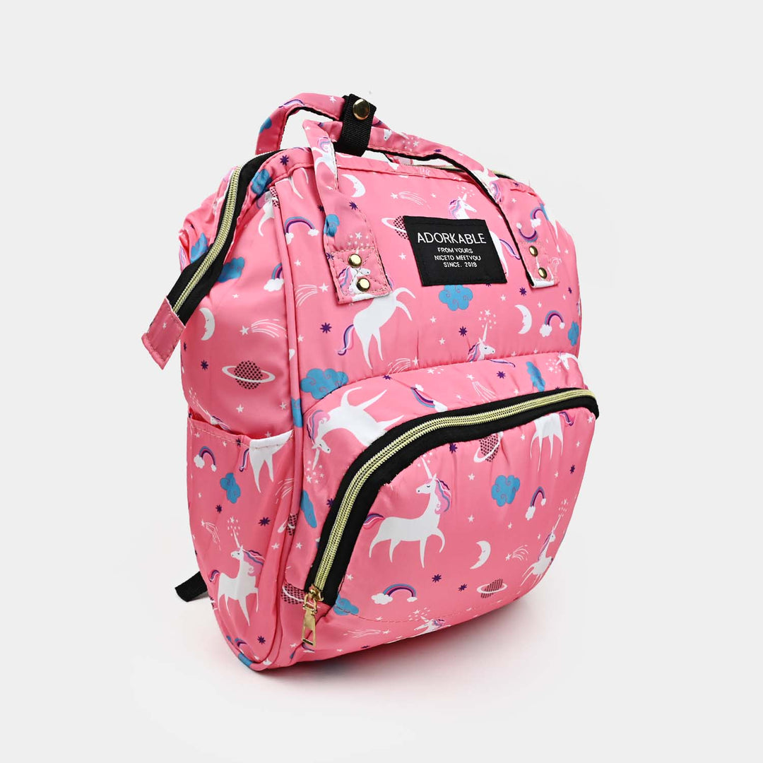 BABY CARE MOTHER BAG PACK | D.PINK - 1300