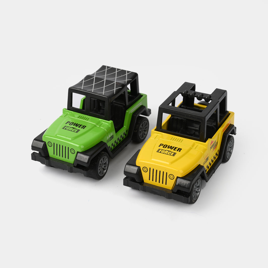 Die-Cast Pull Back Car 4Pcs Set