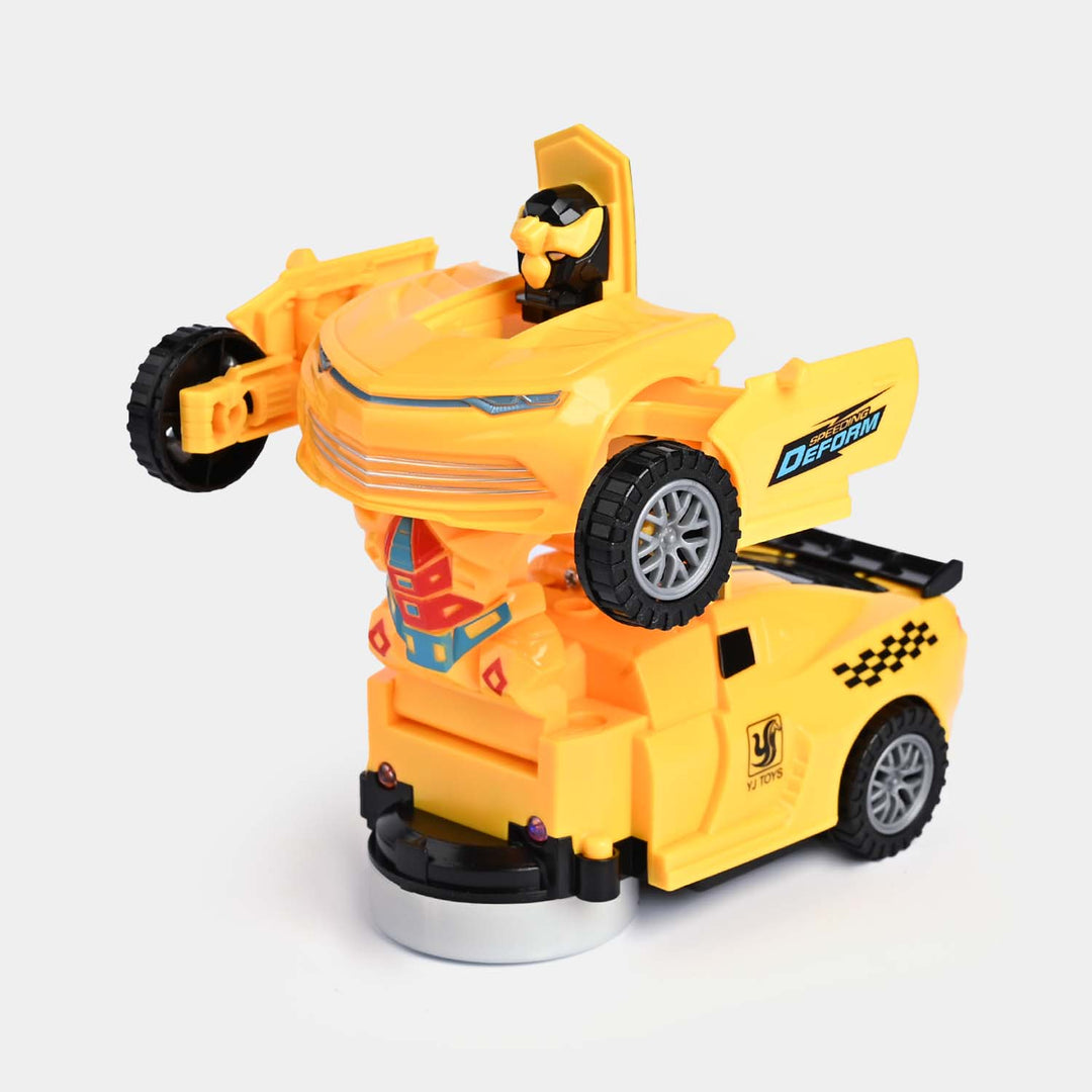 Deform Car For kids - Yellow