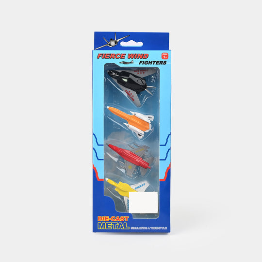 Die-Cast Fighter Jets/Planes Pack of 4