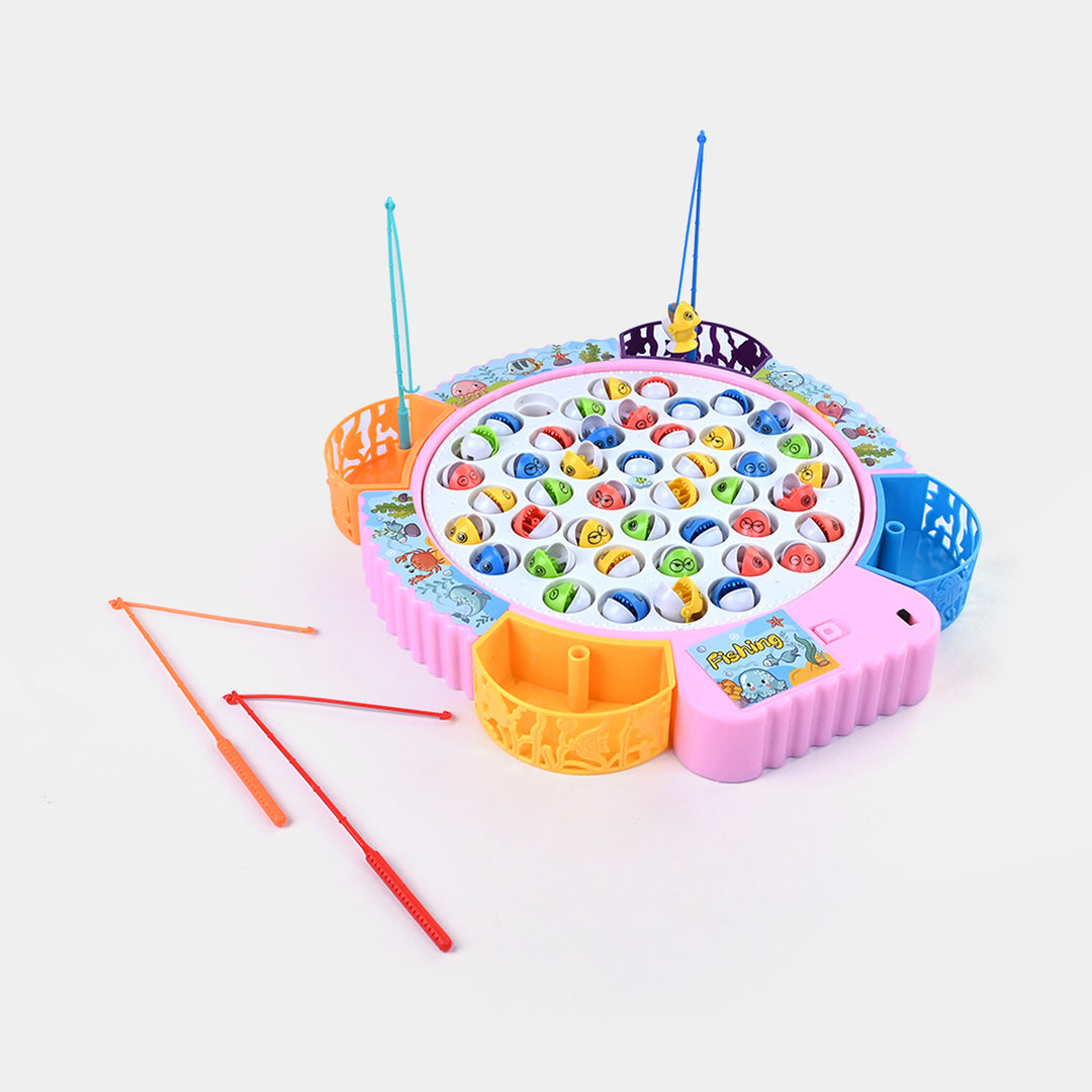 Electric Fishing Game – 45 Fish Interactive Rotating Playset