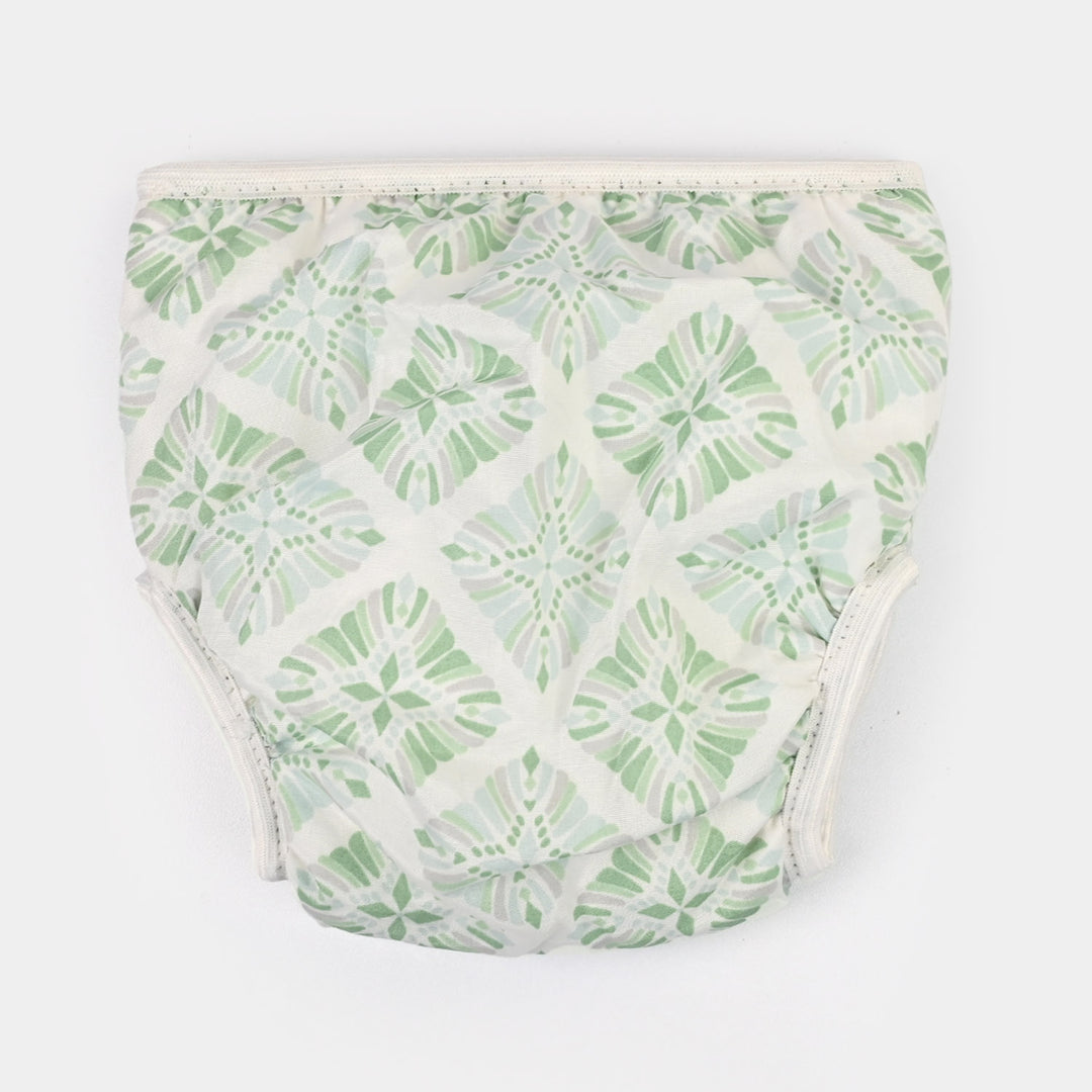 Towel Cotton Panty 3-6M Green