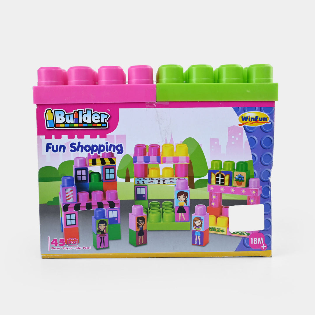 Fun Shopping Building Block Set