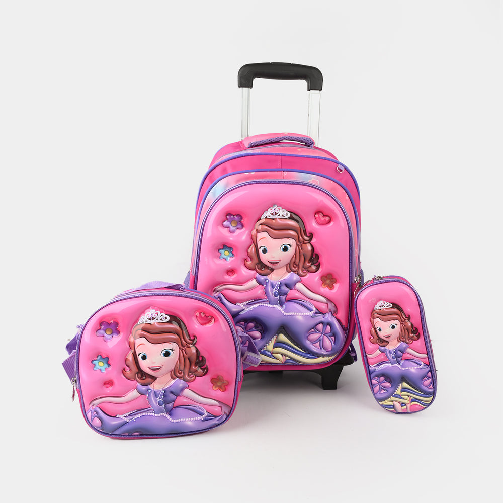 Character Trolley Bag 3pc Set for Kids