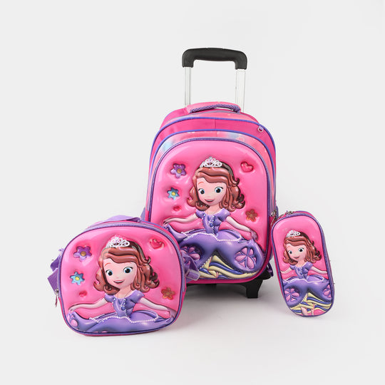 Character Trolley Bag 3pc Set for Kids