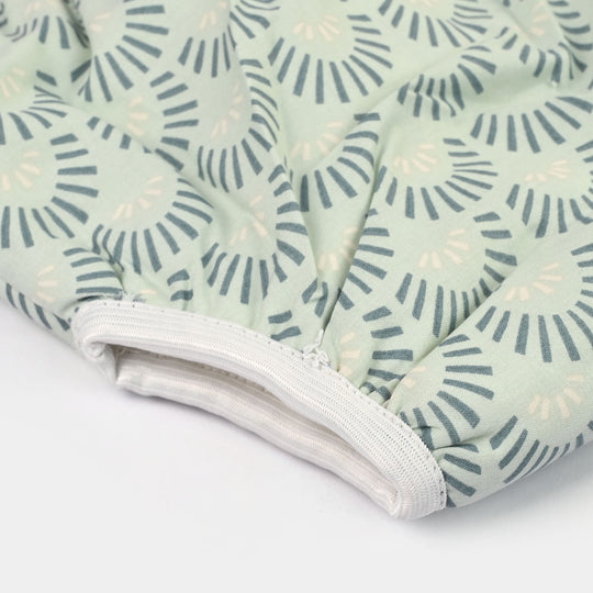 Towel Cotton Panty 12-18M Light Green Print